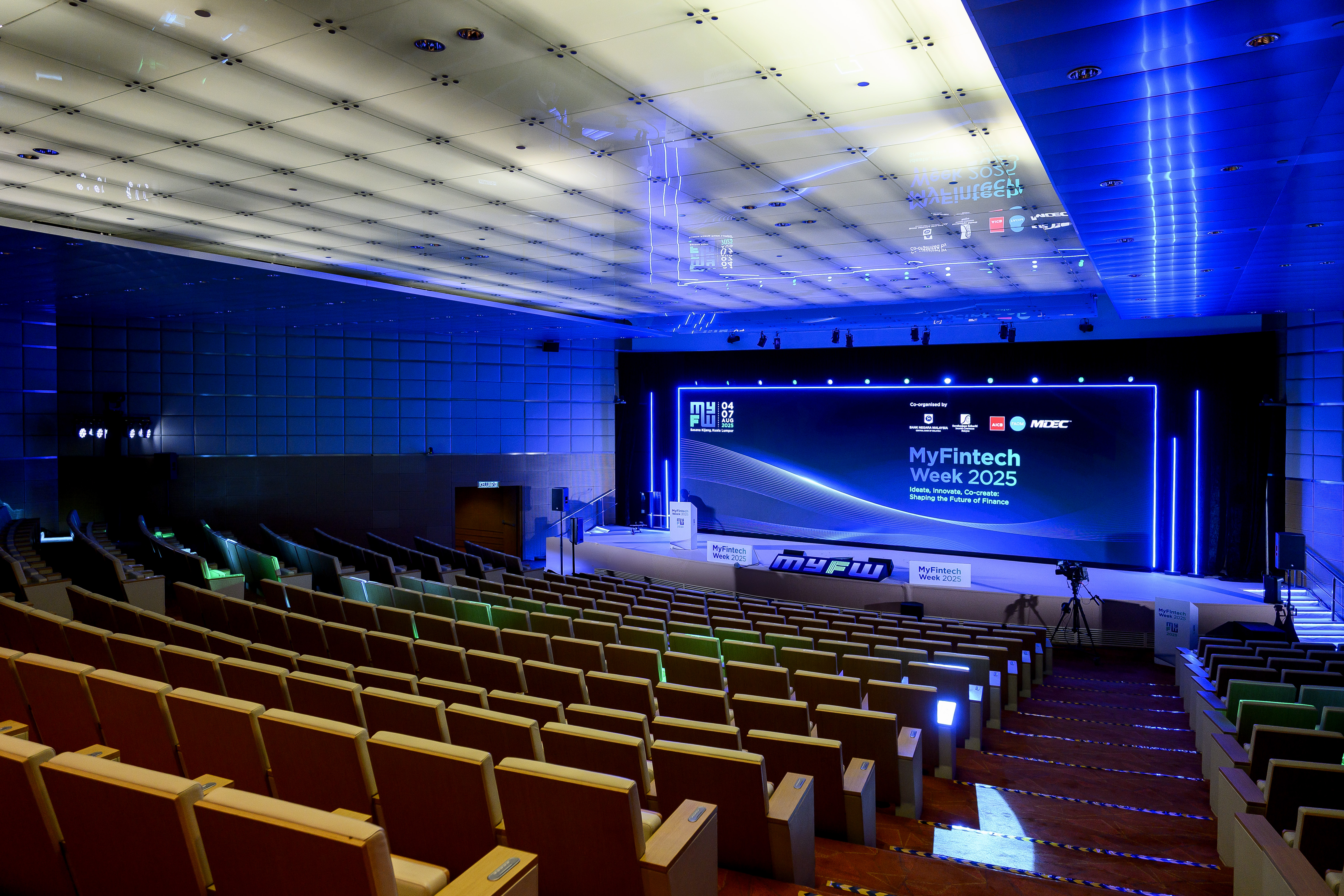 Corporate event management in Malaysia by Above Creative Events showing a large-scale conference setup