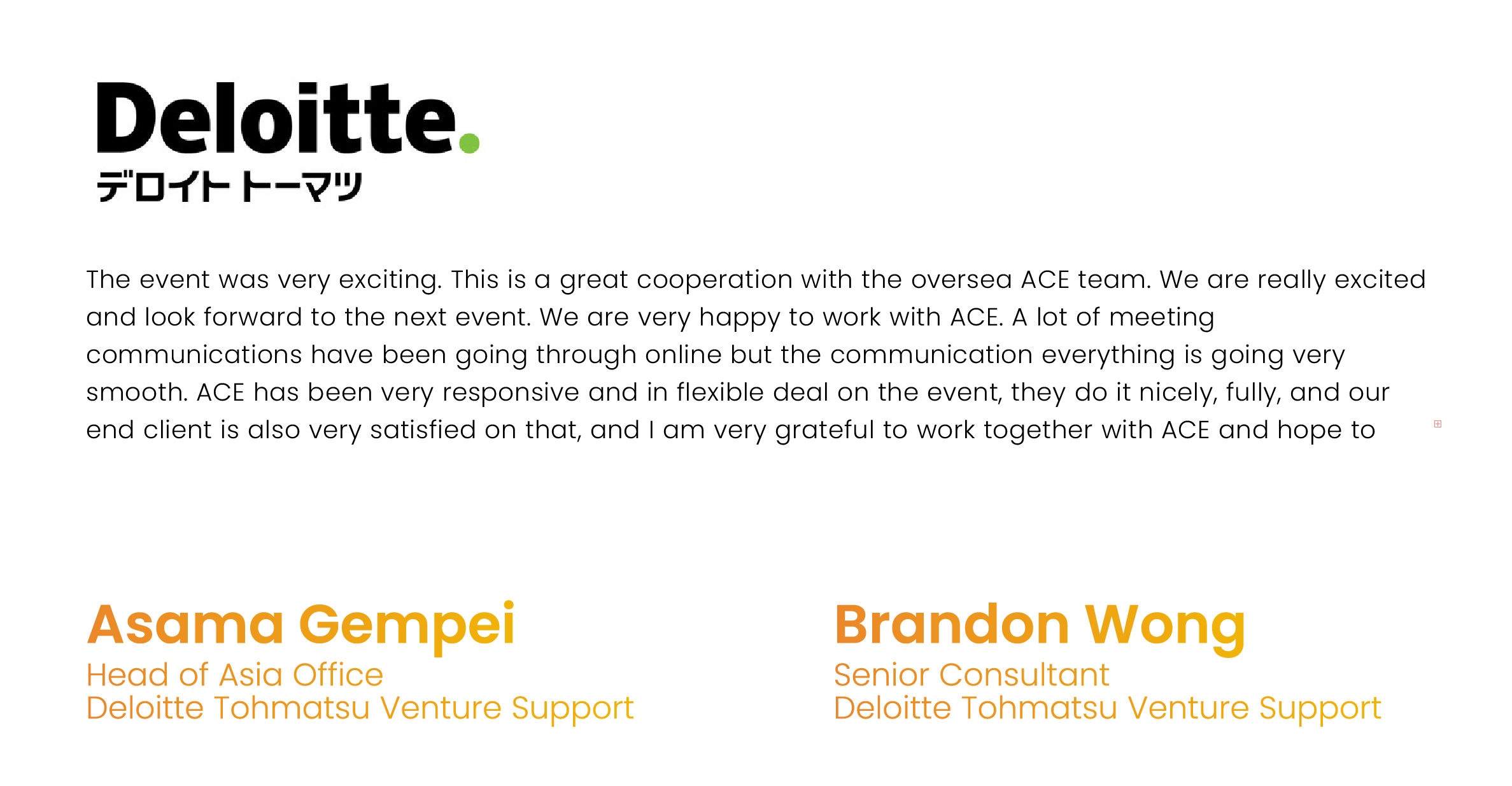 Testimony 3 | Above Creative Events