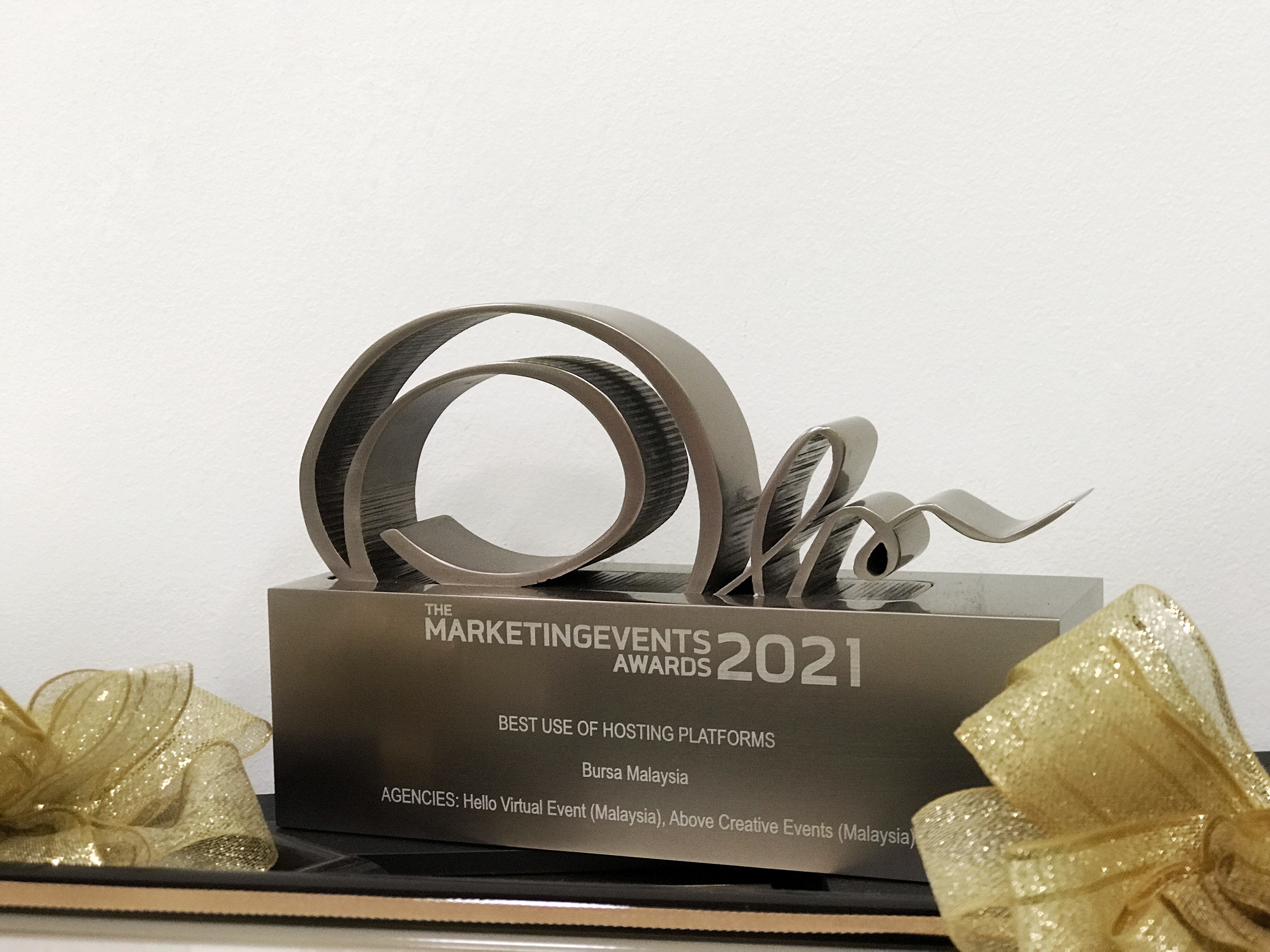 Marketing Events Awards 2021 | Above Creative Events