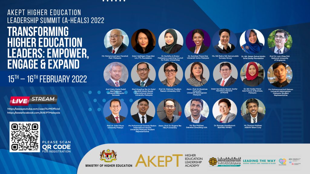 AKEPT HIGHER EDUCATION LEADERSHIP SUMMIT (A-HEALS) 2022 | Above Creative Events