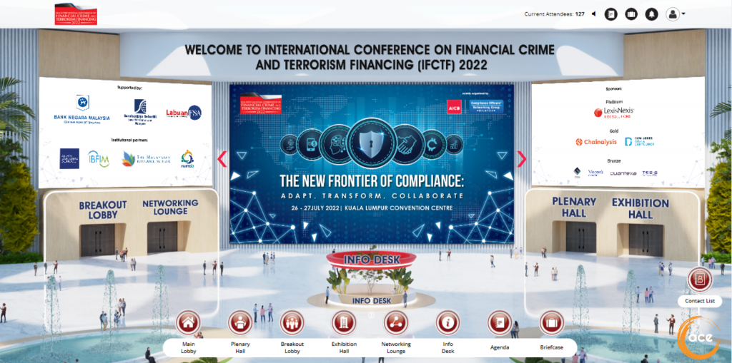 IFCTF 2022 Main lobby