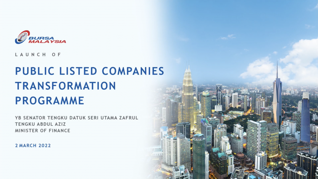 LAUNCH OF PUBLIC LISTED COMPANIES TRANSFORMATION PROGRAMME | Above Creative Events