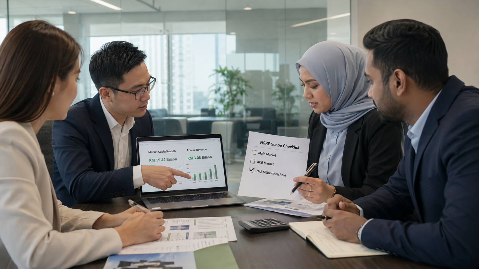 Reviewing NSRF compliance thresholds for ESG Malaysia reporting.